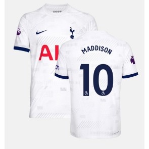 Maillot de foot Tottenham Hotspur James Maddison #10 Domicile 2023-24 Manches Courte